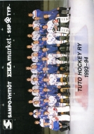 1993-94 TuTo Turku game program