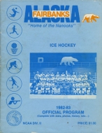1982-83 U. of Alaska-Fairbanks game program