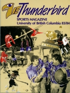 1983-84 U. of British Columbia game program