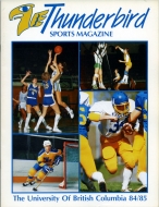 1984-85 U. of British Columbia game program