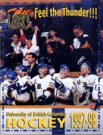 1997-98 U. of British Columbia game program