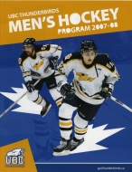 2007-08 U. of British Columbia game program