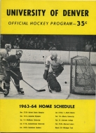 1963-64 U. of Denver game program