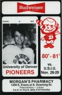 1980-81 U. of Denver game program