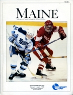 1987-88 U. of Maine game program