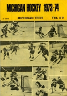 1973-74 U. of Michigan game program
