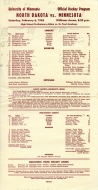 1953-54 U. of Minnesota game program