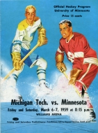 1958-59 U. of Minnesota game program