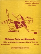 1962-63 U. of Minnesota game program