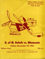 1963-64 U. of Minnesota game program