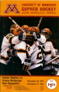 1987-88 U. of Minnesota game program