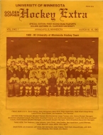 1989-90 U. of Minnesota game program