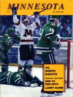 1990-91 U. of Minnesota game program