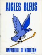 1972-73 U. of Moncton game program