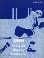 1973-74 U. of New Hampshire game program