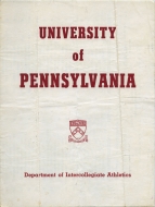 1970-71 U. of Pennsylvania game program