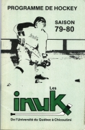 1979-80 U. of Quebec - Chicoutimi game program