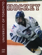 2000-01 U. of Toronto game program
