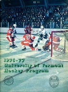 1976-77 U. of Vermont game program