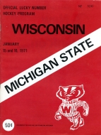 1970-71 U. of Wisconsin game program