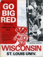 1973-74 U. of Wisconsin game program