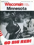 1976-77 U. of Wisconsin game program