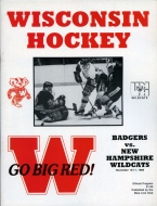 1989-90 U. of Wisconsin game program