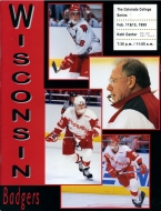 1998-99 U. of Wisconsin game program