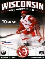 2012-13 U. of Wisconsin game program
