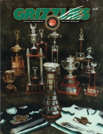 1995-96 Utah Grizzlies game program