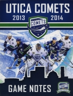 2013-14 Utica Comets game program