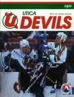 1991-92 Utica Devils game program