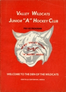 1981-82 Valley Wildcats game program