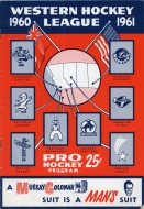 1960-61 Vancouver Canucks game program