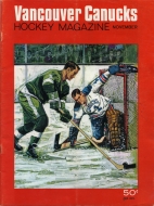 1968-69 Vancouver Canucks game program