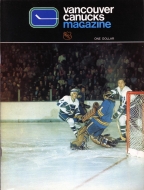 1971-72 Vancouver Canucks game program