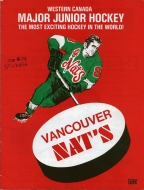 1971-72 Vancouver Nats game program