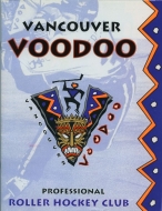 1994-95 Vancouver Voodoo game program