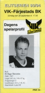 1993-94 Vasteras IK game program