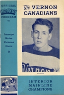 1951-52 Vernon Canadians game program