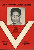 1952-53 Vernon Canadians game program