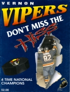 2000-01 Vernon Vipers game program