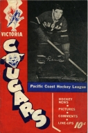 1949-50 Victoria Cougars game program