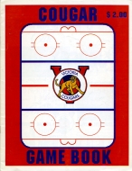 1993-94 Victoria Cougars game program