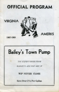 1967-68 Virginia Amerks game program