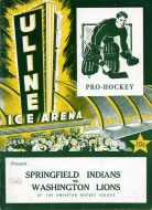 1941-42 Washington Lions game program
