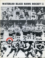 1979-80 Waterloo Black Hawks game program