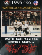1995-96 Waterloo Black Hawks game program