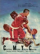 1961-62 Waterville Bruins game program