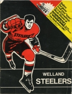 1978-79 Welland Steelers game program